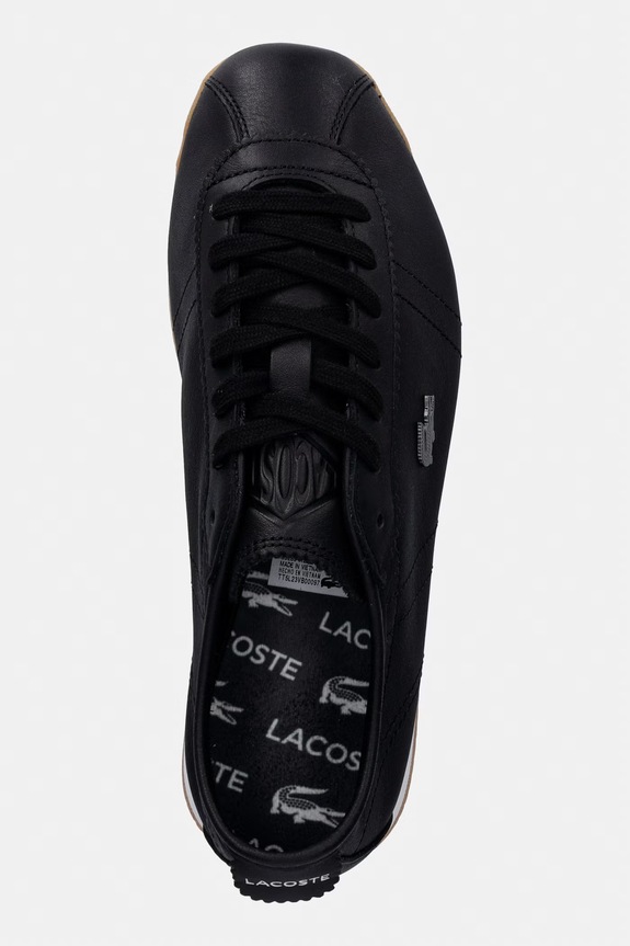 Lacoste Club-Low Sneakers sneakersy damskie skórzane czarny 51SFA0024