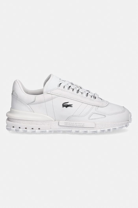 Lacoste sneakers din piele Elite Active Sneakers 51SFA0027 alb SS26