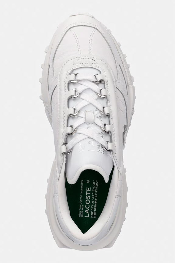 Lacoste sneakers din piele Elite Active Sneakers alb 51SFA0027