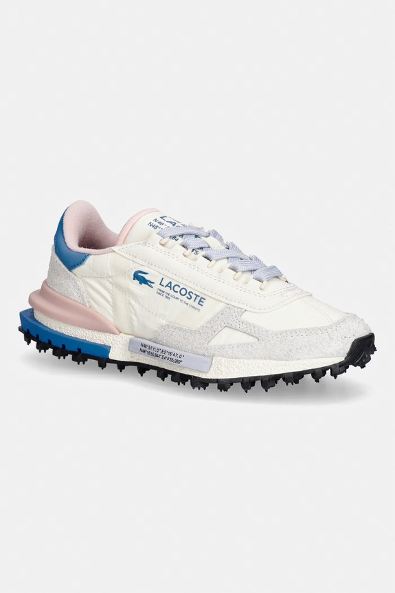 Tenisice Lacoste Elite Active Sneakers brušena koža bež 51SFA0055