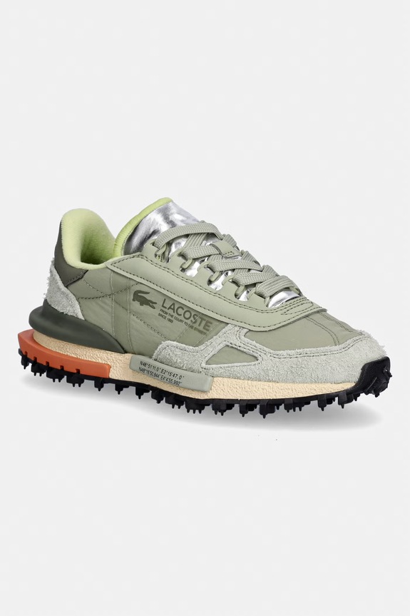 Lacoste sneakers Elite Active Sneakers piele întoarsă verde 51SFA0056