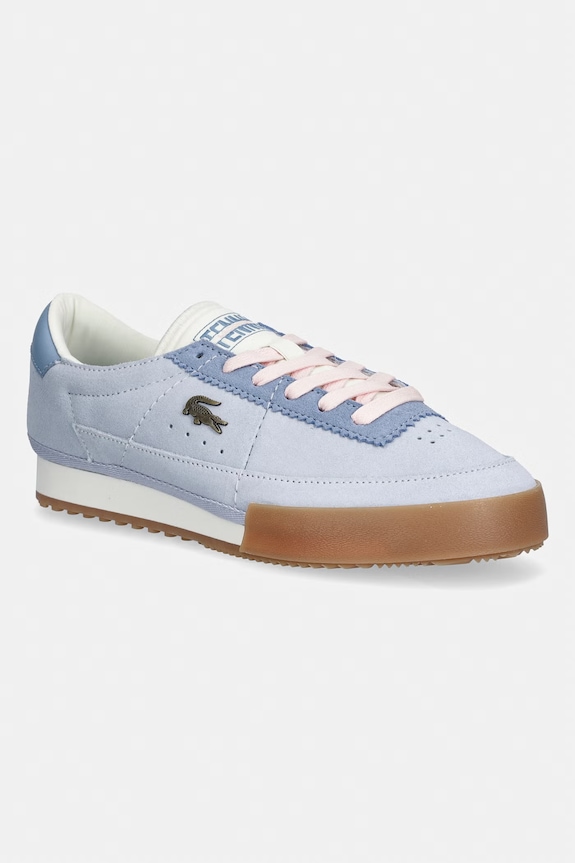 Kožené tenisky Lacoste Aura Sneakers semišová koža modrá 51SFA0073