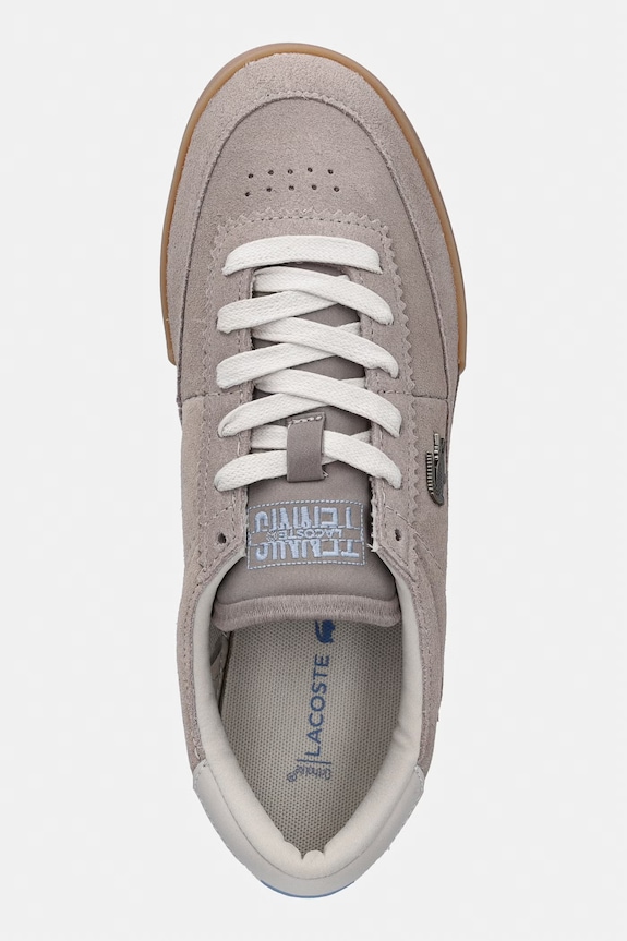 Lacoste sneakersy skórzane Aura Sneakers szary 51SFA0073