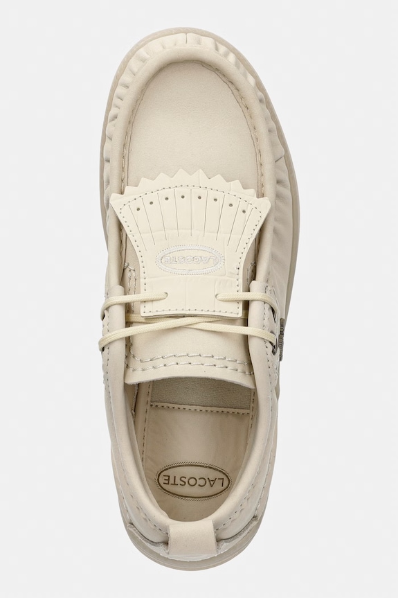 Lacoste κλειστά χαμηλά παπούτσια Γυναικεία δερμάτινα Umpire WMN Sneakers μπεζ 51SFA0121