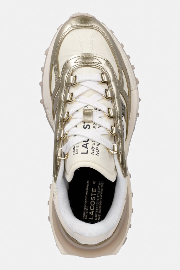 Lacoste sneakersy Elite Active Sneakers Liquid Gold Pack beżowy 51SFA0168