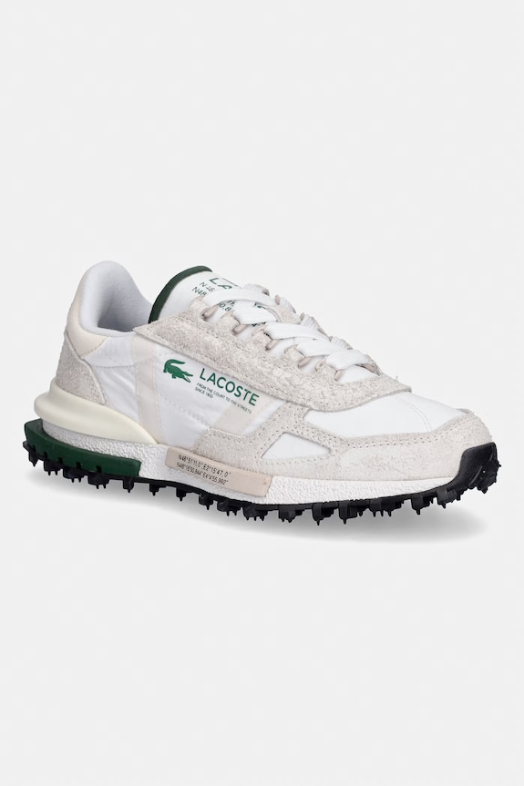 Tenisky Lacoste Elite Active Sneakers semišová koža biela 51SFA0171