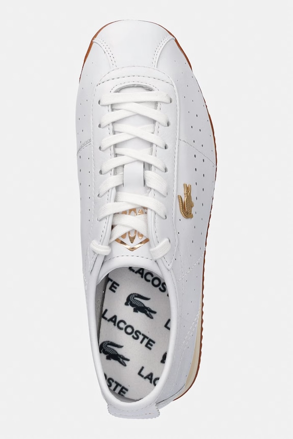 Кожаные кроссовки Lacoste Club-Low Sneakers белый 51SFA0177