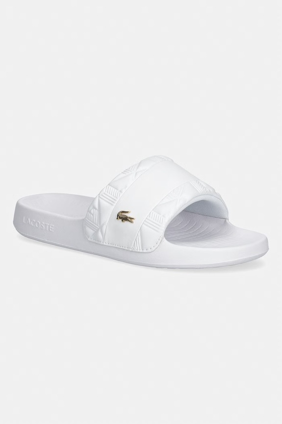 Lacoste dámske šľapky Serve Slides Hybrid Monogram Pack biela 51CFA0031
