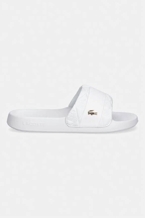 Lacoste dámske šľapky Serve Slides Hybrid Monogram Pack 51CFA0031 biela SS26