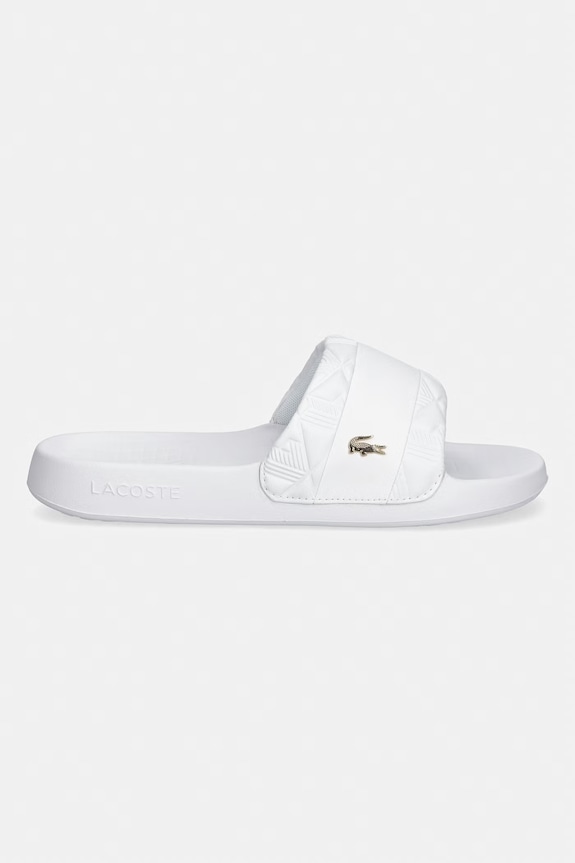 Lacoste dámske šľapky Serve Slides Hybrid Monogram Pack 51CFA0031 biela SS26