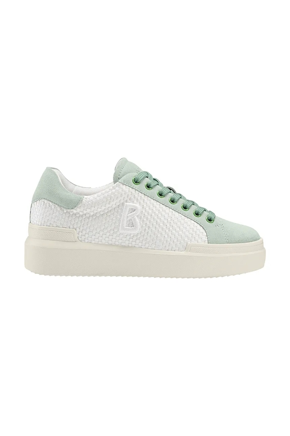 BOGNER HOLLYWOOD sneakersy damskie zamszowe zielony 22620085