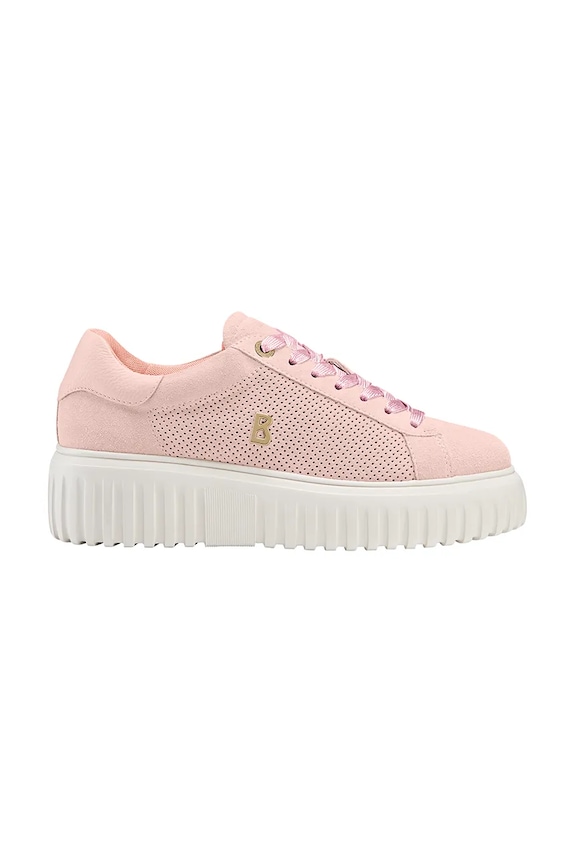 BOGNER SINGAPORE sneakersy damskie zamszowe różowy 22620305