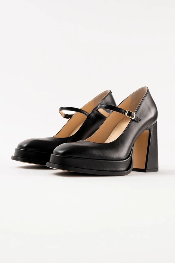 Souliers Martinez lodičky kožené CASILDA CASILDA.BLACK čierna SS26