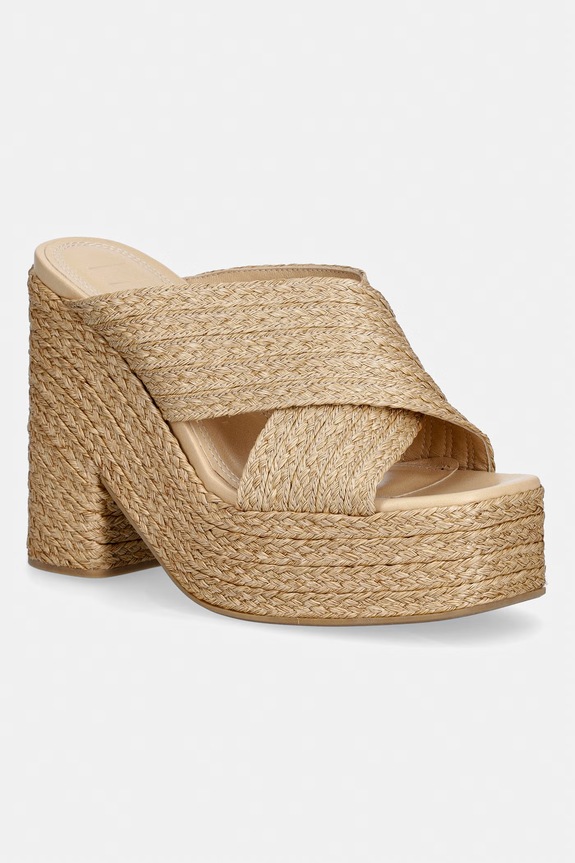 Souliers Martinez papuci cu toc GARDA bej GARDA.NATURAL