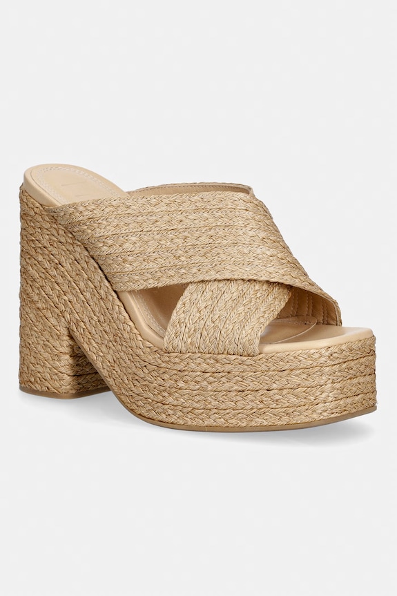 Souliers Martinez papuci cu toc GARDA bej GARDA.NATURAL