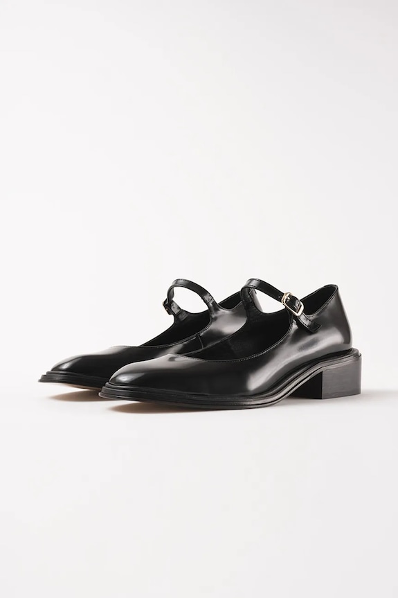 Souliers Martinez czółenka skórzane PENELOPE PENELOPE.BLACK czarny SS26