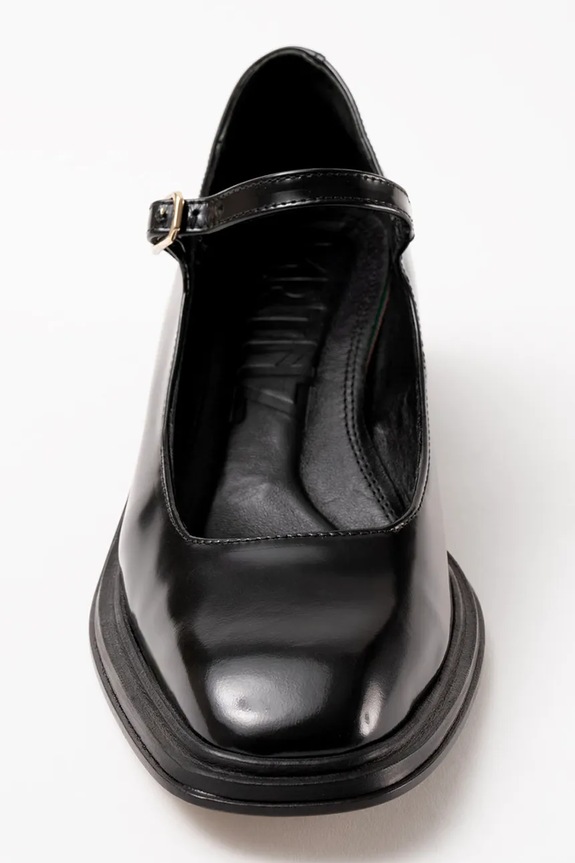 Souliers Martinez czółenka skórzane PENELOPE PENELOPE.BLACK czarny