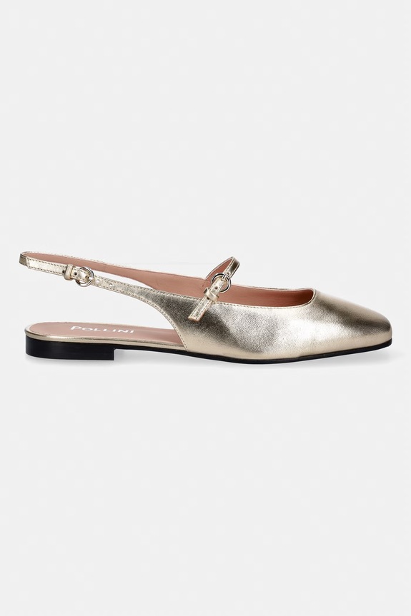 Pollini balerini din piele SA11031C1OTH0105 aur SS26