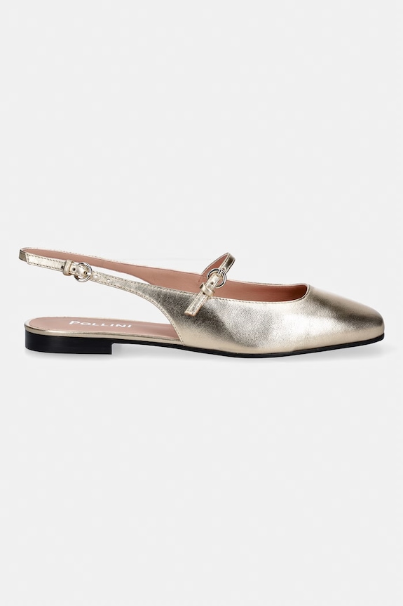 Pollini balerini din piele SA11031C1OTH0105 aur SS26
