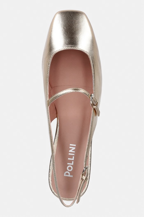 Pollini balerini din piele aur SA11031C1OTH0105