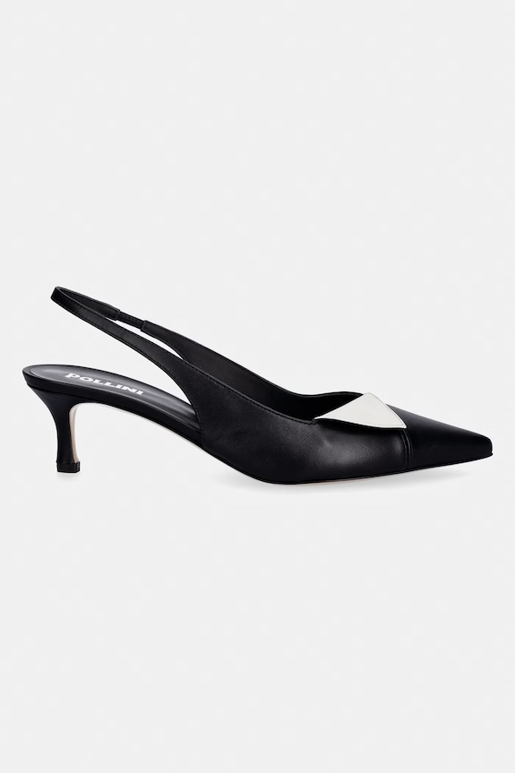 Pollini szpilki skórzane SA10095M1OTE100A czarny SS26