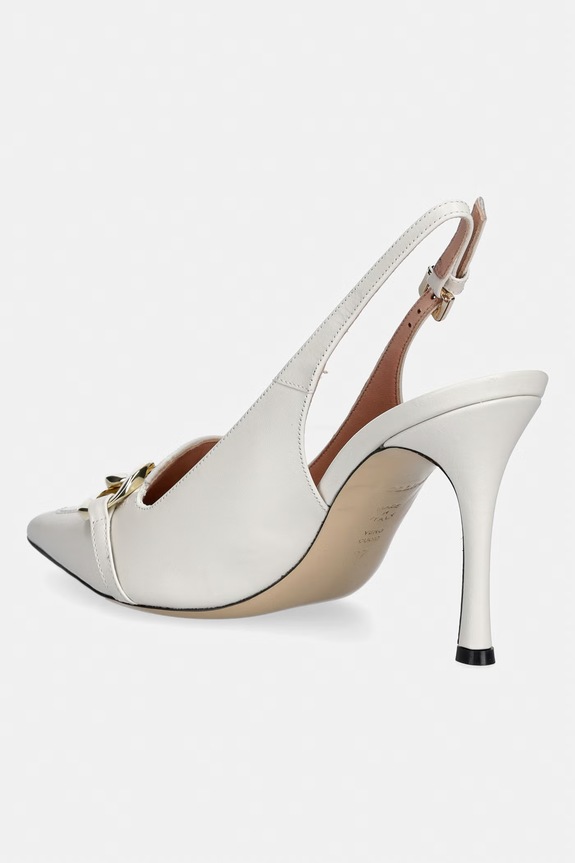 Obuv Kožené lodičky Pollini SA10109M1OTC0101 béžová