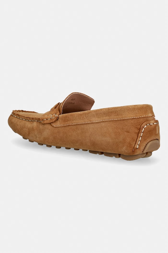 Παπούτσια Μοκασίνια σουέτ Pollini SA10151G1OTF0105 μπεζ