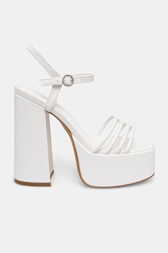 Koi Footwear σανδάλια Cosette Platform Strappy Heels Cosette λευκό SS26