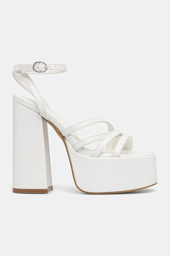Koi Footwear σανδάλια DBP52 PLATFORM HEEL DBP52 λευκό SS26