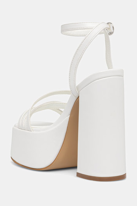 Παπούτσια Koi Footwear σανδάλια DBP52 PLATFORM HEEL DBP52 λευκό