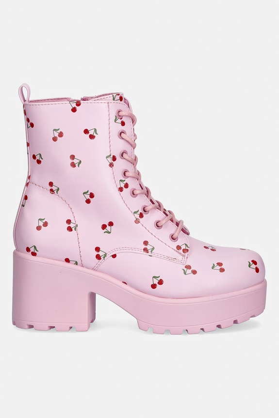 Koi Footwear bocanci Cherry Passion Platform Boots Cherry.Passion roz SS26