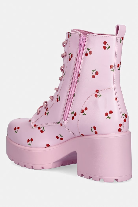 Încălțăminte Koi Footwear bocanci Cherry Passion Platform Boots Cherry.Passion roz