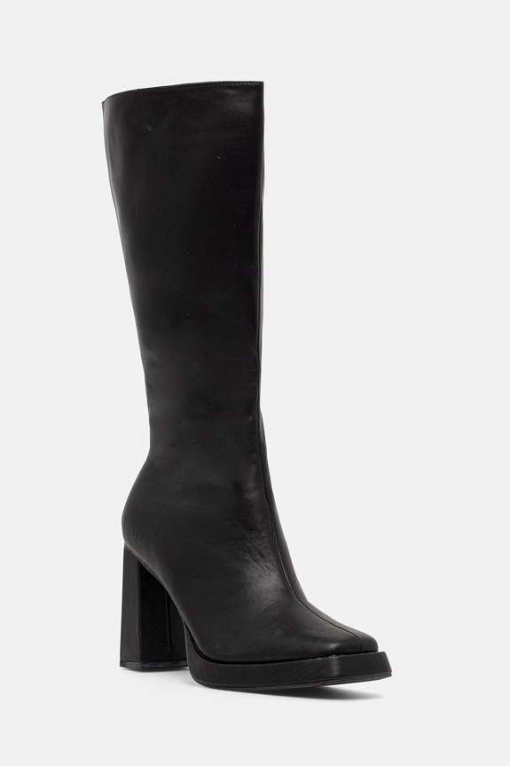 Μπότες Koi Footwear SWB05 KNEE HIGH BOOT χωρίς μόνωση μαύρο SWB05