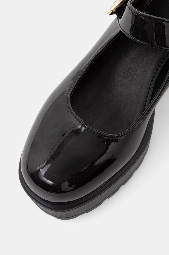 Salonke Koi Footwear TIRA Black Mary Jane Shoes Patent Edition crna Tira.Black.Patent