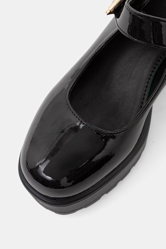 Salonke Koi Footwear TIRA Black Mary Jane Shoes Patent Edition crna Tira.Black.Patent