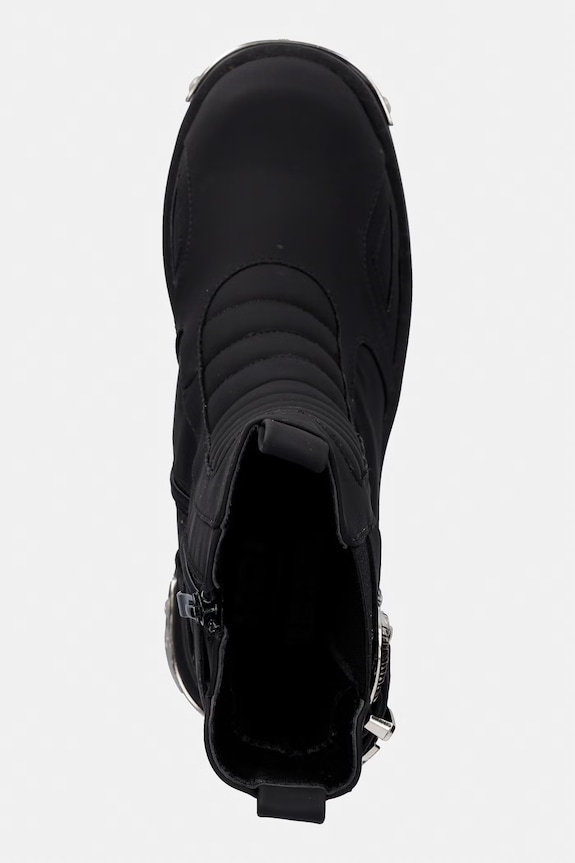 Koi Footwear botine Uncanny Dodge Rogue Military Boots negru Uncanny.Dodge.Rogue