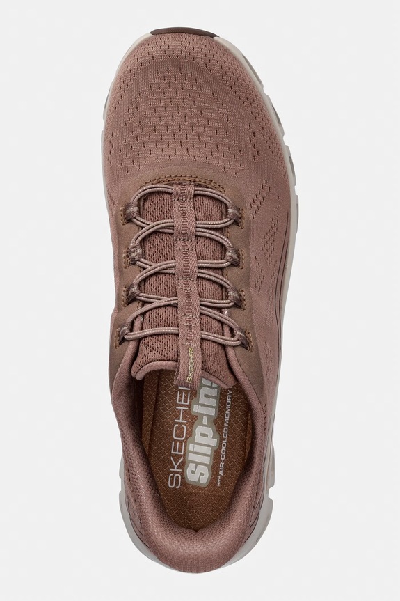 Skechers GLIDE-STEP ELEVATE sportcipő női barna 104750