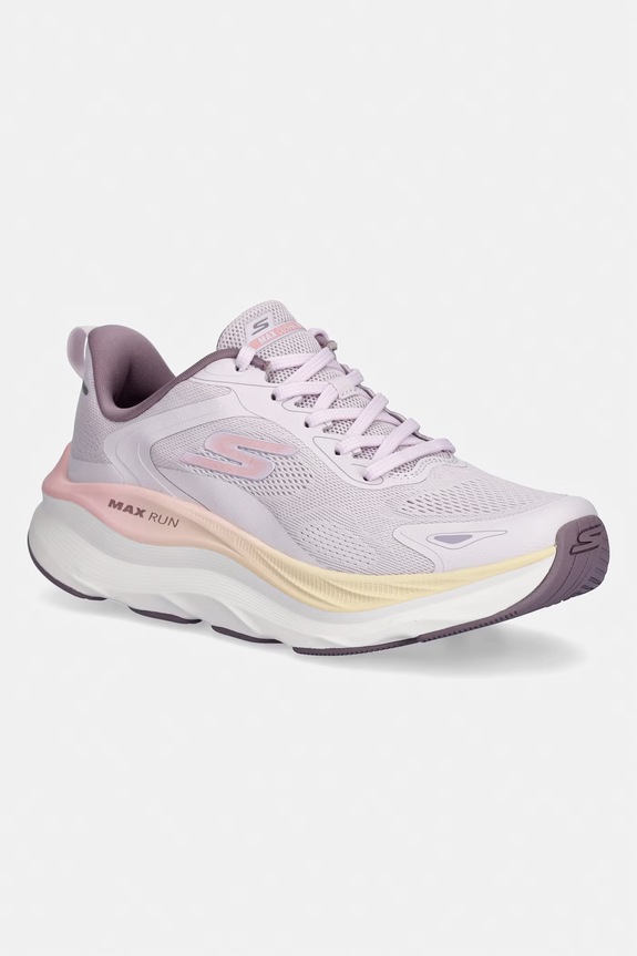 Bežecké topánky Skechers MAX RUN textilný fialová 129202