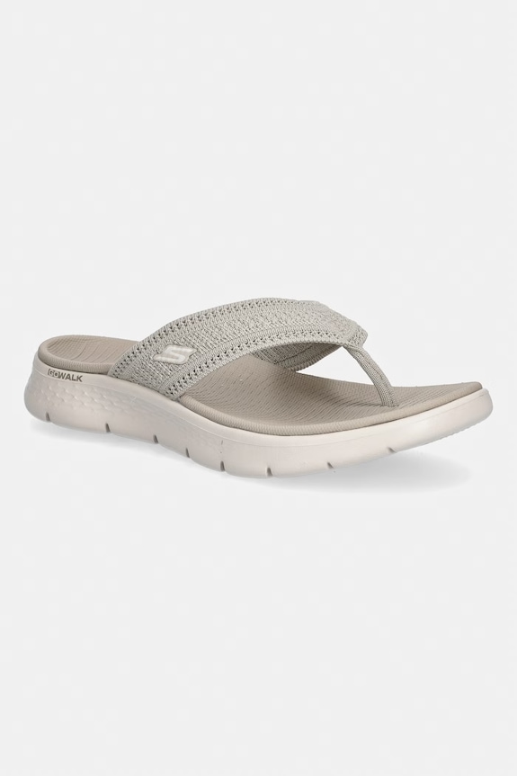 Skechers japonki damskie GO WALK FLEX beżowy 141459