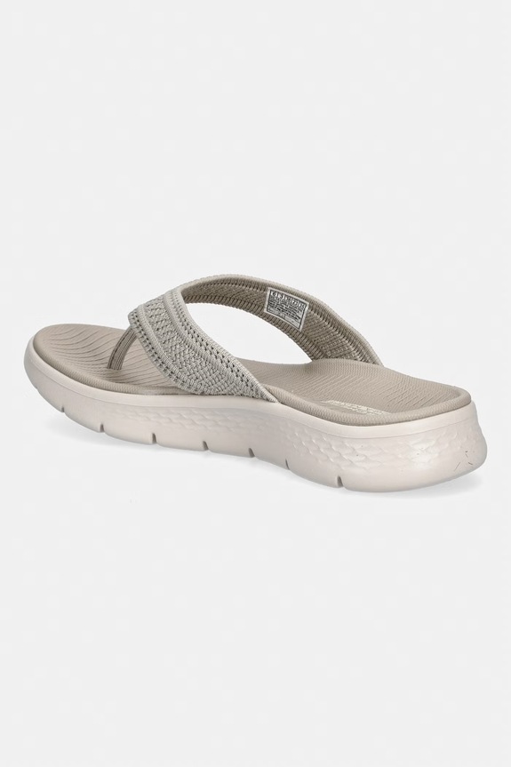Obuwie Skechers japonki damskie GO WALK FLEX 141459 beżowy
