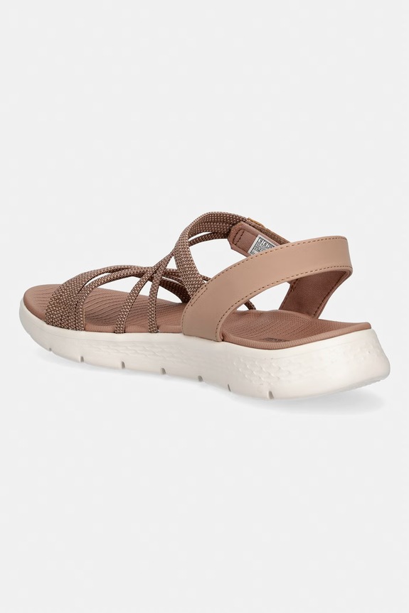 Obuwie Skechers sandały damskie GO WALK FLEX 141473 beżowy