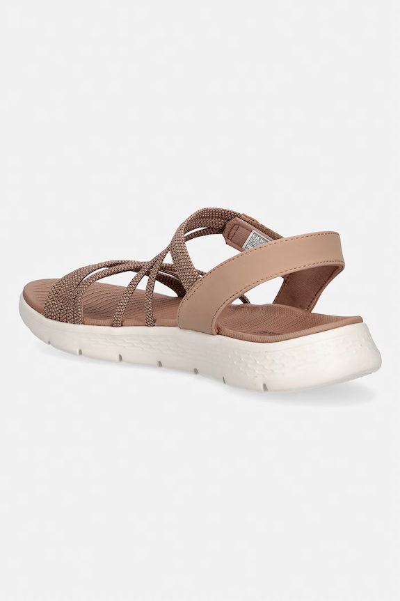 Obuwie Skechers sandały damskie GO WALK FLEX 141473 beżowy
