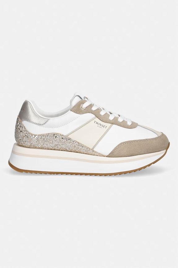Twinset sneakersy 261TCP020.13246 beżowy SS26