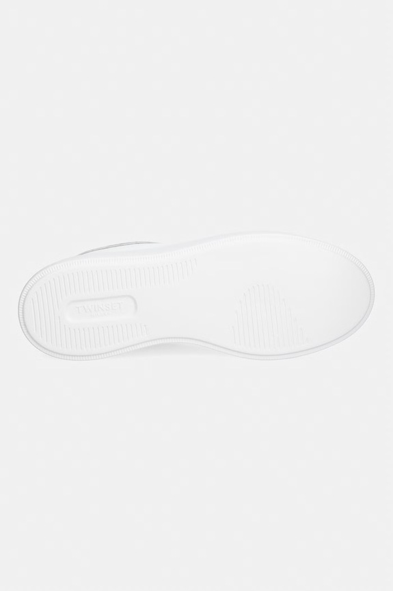 Twinset sneakers din piele 261TCP016.13246 alb