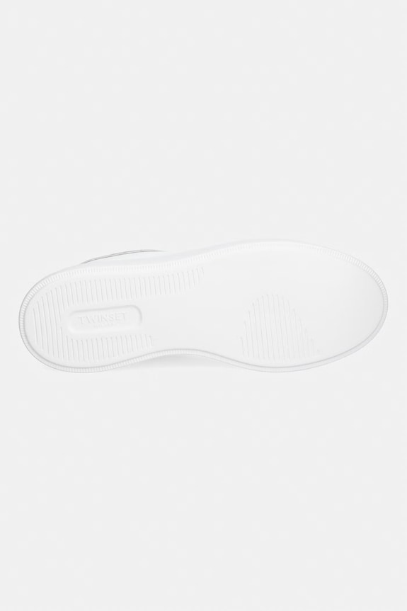 Twinset sneakers din piele 261TCP016.13246 alb