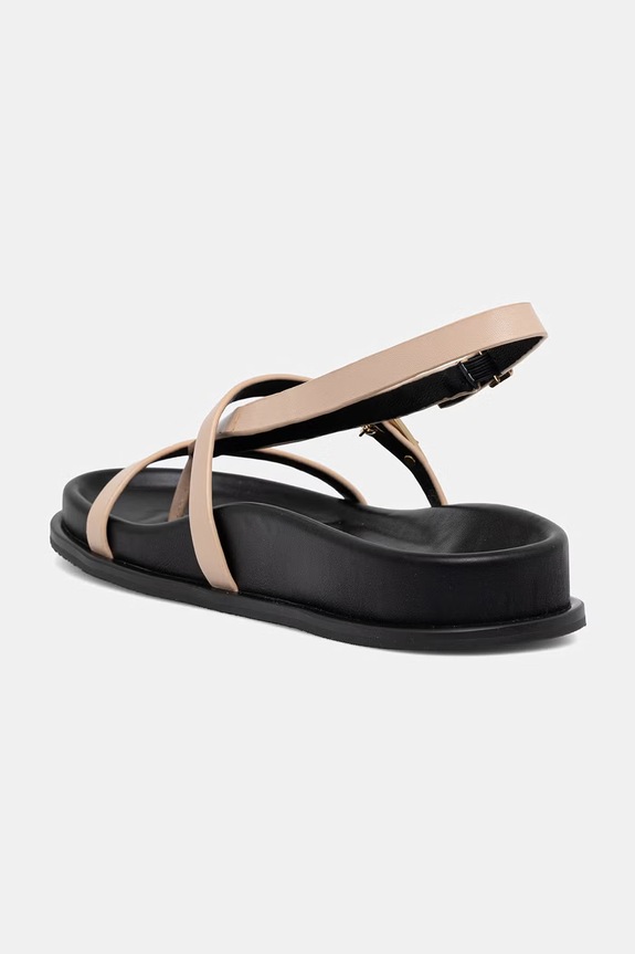 Obuv Valentino sandále dámske kožené DRESS 91D2501OFF7.720 béžová