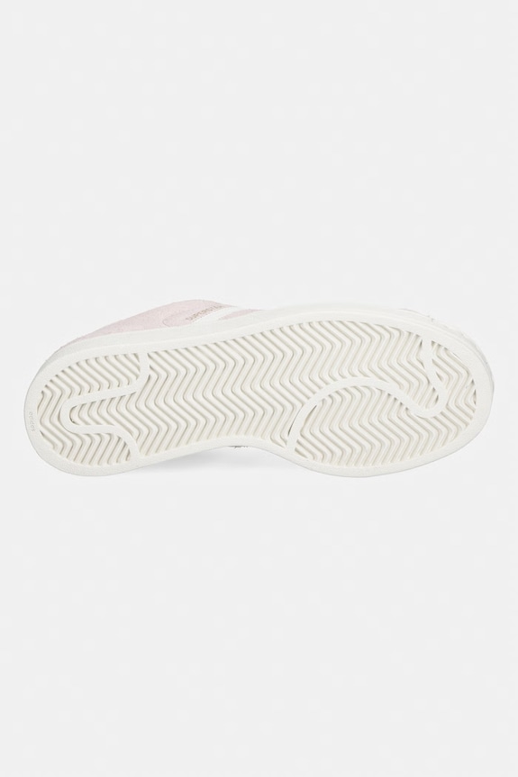Tenisice od brušene kože adidas Originals SUPERSTAR II W KI1456 roza