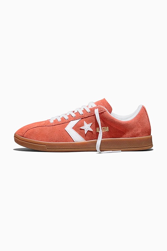 Tenisice od brušene kože Converse All Star Classic Trainer narančasta A16030C