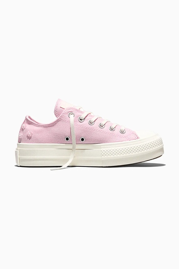 Converse teniși Chuck Taylor All Star Lift platformă roz A16108C