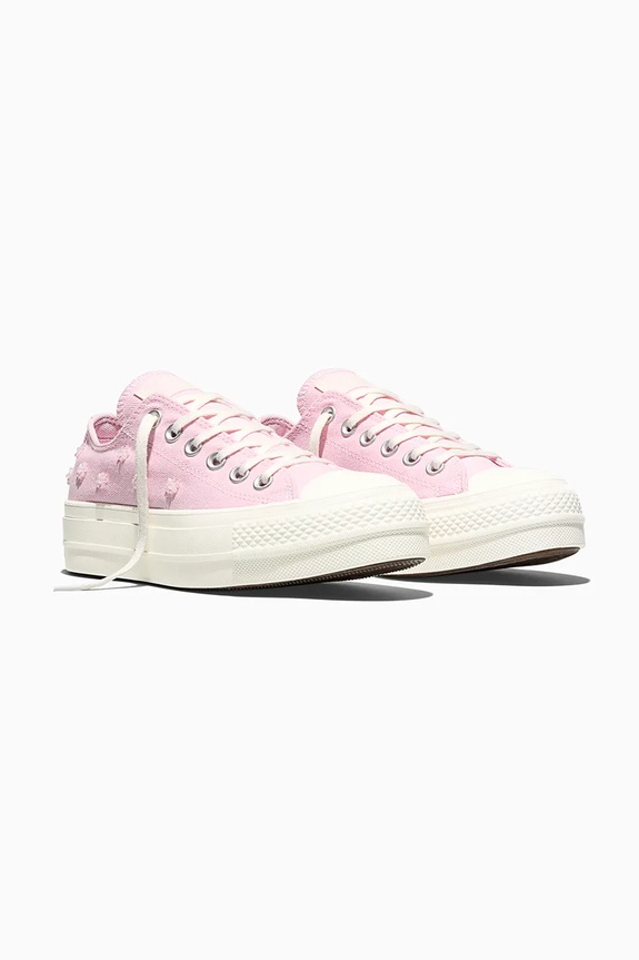 Converse teniși Chuck Taylor All Star Lift A16108C roz SS26